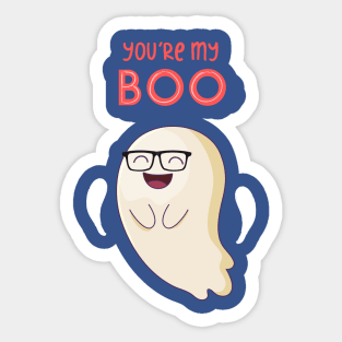 you're my boo couple cute Sticker